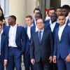 Les Bleus reçus par François Hollande à l'Elysée le 11 juillet 2016