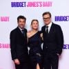 Patrick Dempsey, Renée Zellweger et Colin Firth à l'avant-première de Bridget Jones Baby le 5 septembre 2016 à Londres