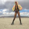 Paris Hilton au Burning Man.