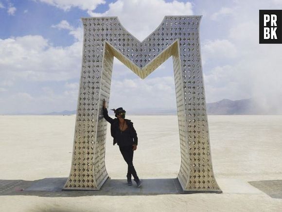 Matthew Bellamy au Burning Man.