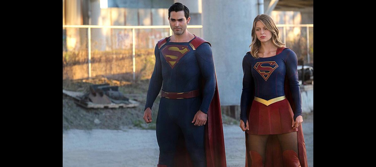 Photo : Supergirl saison 2, épisode 2 : Superman et Supergirl font