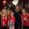 Julia Roberts est venu voir Paul Pogba avec sa famille après le match de Manchester United.