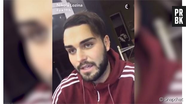 Nikola Lozina se confie sur sa relation avec Jessica Thivenin sur Snapchat le 18 janvier 2017