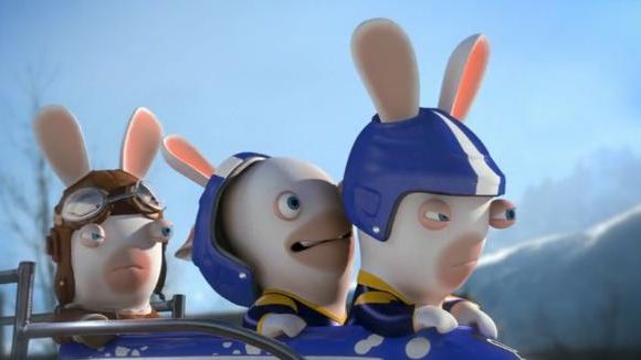 Les Lapins Crétins sont aussi aux J.O (vidéo)