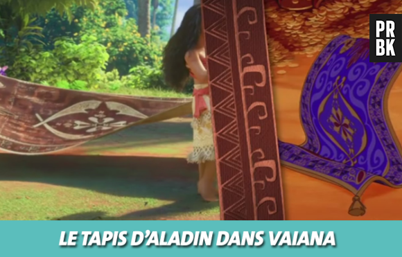 Disney : le tapis d'Aladin dans Vaiana