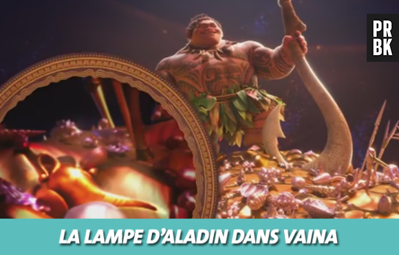 Disney : la lampe d'Aladin dans Vaiana