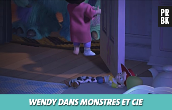 Disney : Wendy de Toy Story dans Monstres et Cie