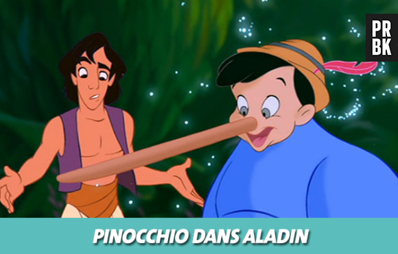 Disney : Pinocchio dans Aladin