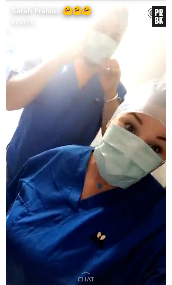 Eddy (La villa des coeurs brisés 2) : Sarah Fraisou filme son opération sur Snapchat
