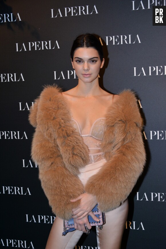Kendall Jenner arrive au défilé La Perla à la Fashion Week de New York en février 2017