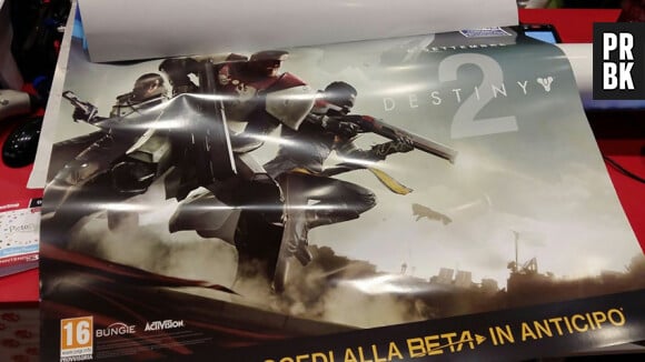 Photo du matériel promotionnel de Destiny 2