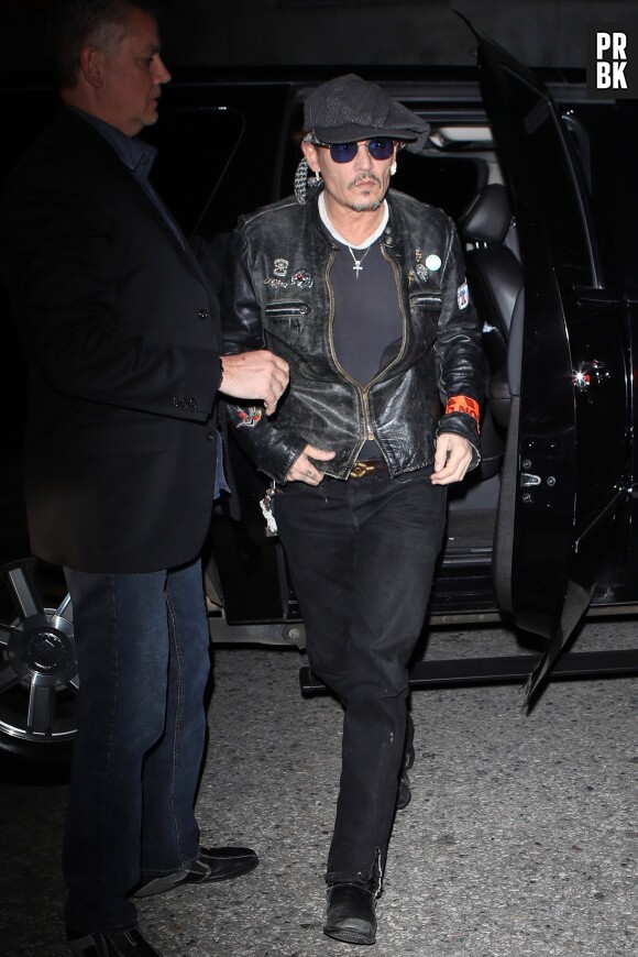 Johnny Depp très amaigri à la soirée d'anniversaire de Lady Gaga !