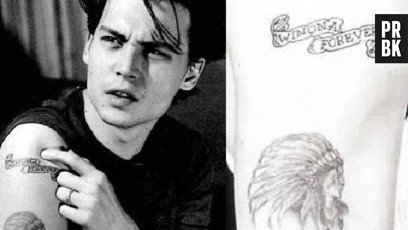 Johnny Depp a modifié son tatouage dédié à Winona Ryder