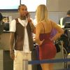 Tyga a amené Angelika Adriana Babekov aperçus à l'aéroport de Los Angeles le 21 juin 2017