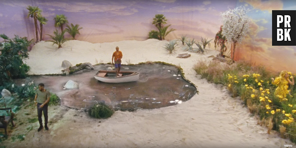 Clip "Feels" : Calvin Harris, Katy Perry, Pharell Williams et Big Sean réunis dans un décor tropical
