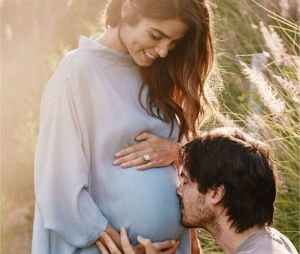Ian Somerhalder et Nikki Reed lors de l'annonce de la grossesse de l'actrice