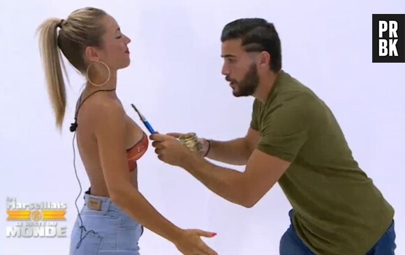 Les Marseillais VS Le reste du Monde : Carla et Maddy seins nus pour une séance canon de bodypainting !