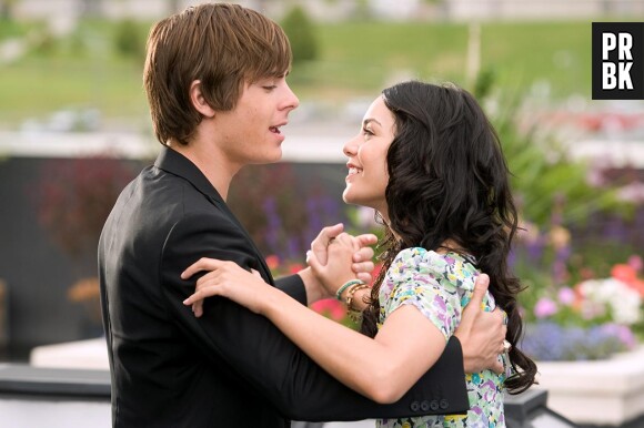 Zac Efron et Vanessa Hudgens dans High School Musical