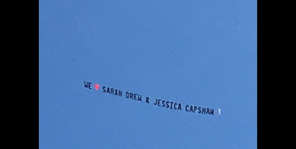 Grey&#039;s Anatomy saison 14 : un avion et une bannière pour soutenir Sarah Drew et Jessica Capshaw