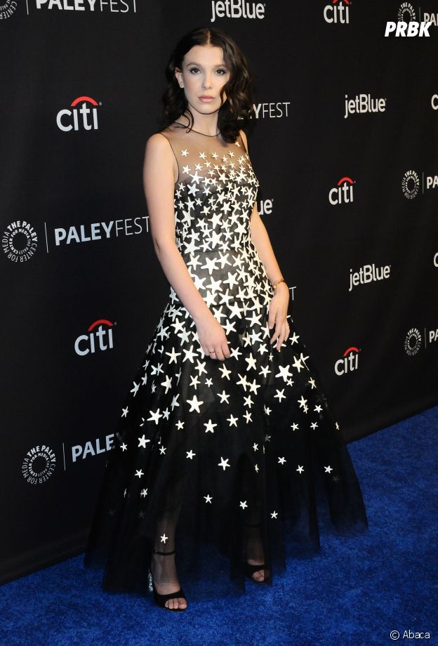 Millie Bobby Brown au panel de Stranger Things au PaleyFest le 24 mars 2018 à Los Angeles