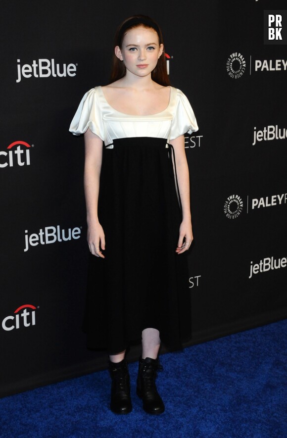 Sadie Sink au panel de Stranger Things au PaleyFest le 24 mars 2018 à Los Angeles