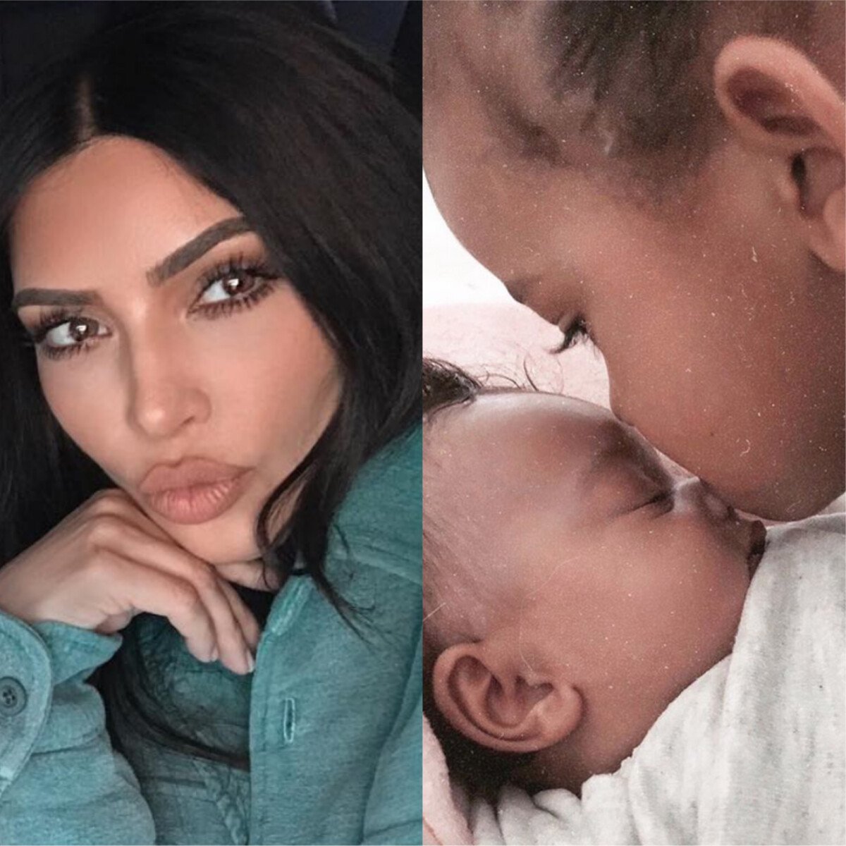 Kim Kardashian dévoile une nouvelle photo de bébé Chicago trop cute avec  son frère Saint - PureBreak