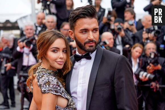 Nabilla Benattia et Thomas Vergara au Festival de Cannes 2018 le 15 mai