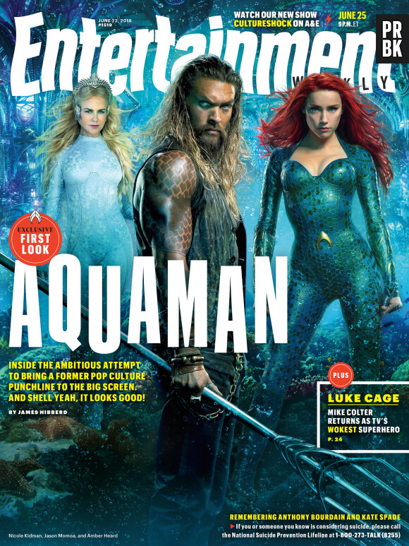 Aquaman : premières images badass avec Jason Momoa et Amber Heard