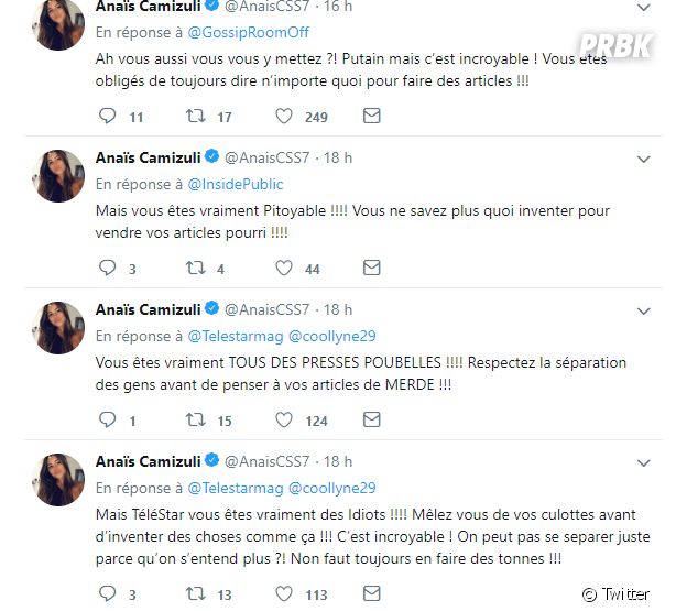 Anaïs Camizuli pousse un coup de gueule après les rumeurs sur les raisons de sa séparation avec Sultan