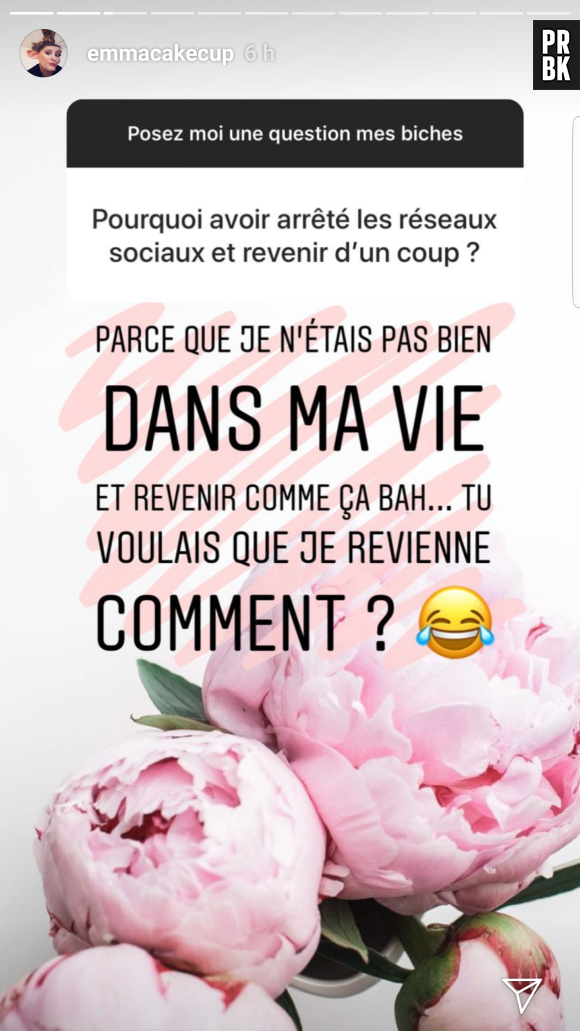 Emma CakeCup annonce sa rupture avec Oltean Vlad : "Je l'ai très mal vécu"