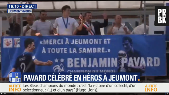 Benjamin Pavard de retour à Jeumont après la victoire des Bleus
