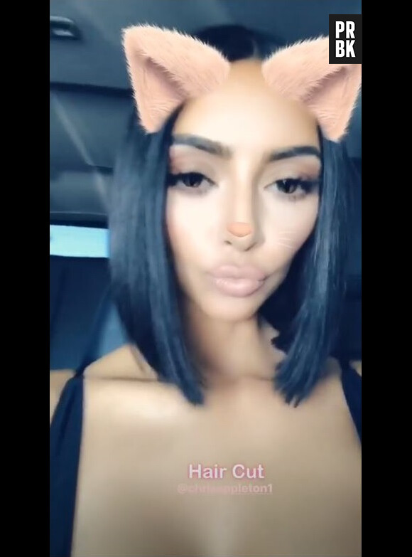 Kim Kardashian a dévoilé une toute nouvelle coupe de cheveux !