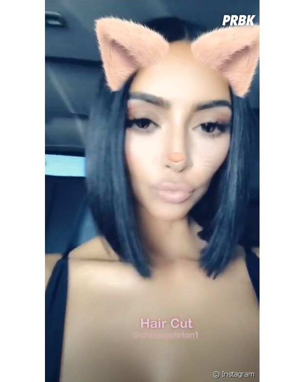 Kim Kardashian a dévoilé une toute nouvelle coupe de cheveux !