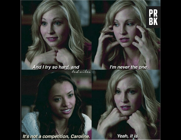 The Vampire Diaries : la discussion entre Bonnie et Caroline dans le pilote