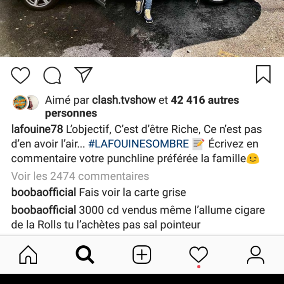 Booba humilie La Fouine sur les ventes de sa nouvelle mixtape "Sombre"