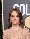 Emma Stone sur le tapis rouge des Golden Globes le 6 janvier 2019