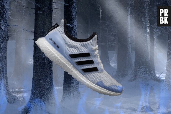 adidas x Game of Thrones : la Ultraboost 4.0 des Marcheurs Blancs.
