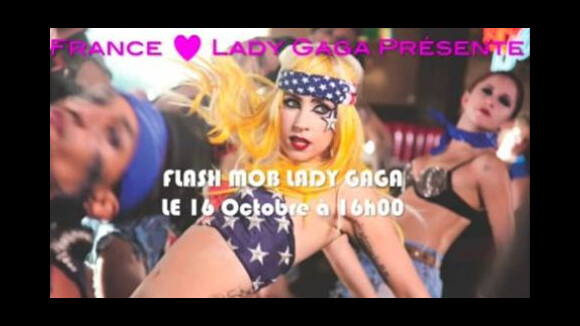 Lady Gaga ... Le trailer du flash mob parisien