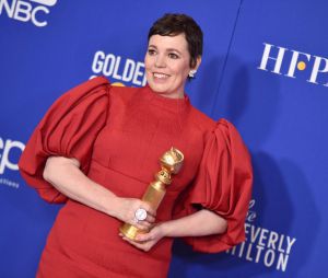 Olivia Colman récompensée aux Golden Globes 2020 le 5 janvier à Los Angeles