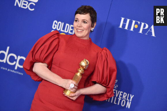 Olivia Colman récompensée aux Golden Globes 2020 le 5 janvier à Los Angeles