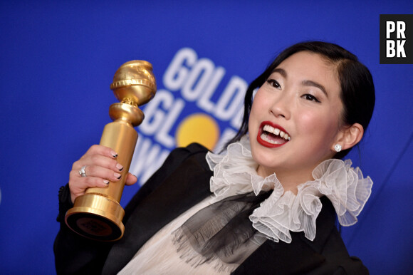 Awkwafina récompensée aux Golden Globes 2020 le 5 janvier à Los Angeles