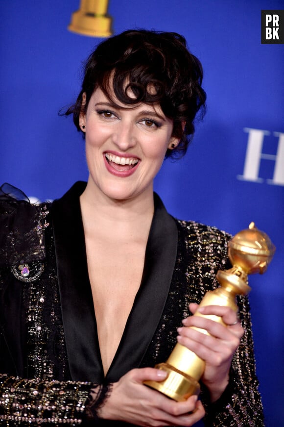 Phoebe Waller-Bridge récompensée aux Golden Globes 2020 le 5 janvier à Los Angeles