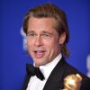Brad Pitt récompensé aux Golden Globes 2020 le 5 janvier à Los Angeles