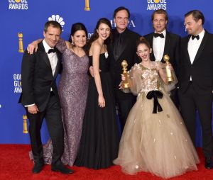 L'équipe de Once Upon a Time... in Hollywood récompensée aux Golden Globes 2020 le 5 janvier à Los Angeles