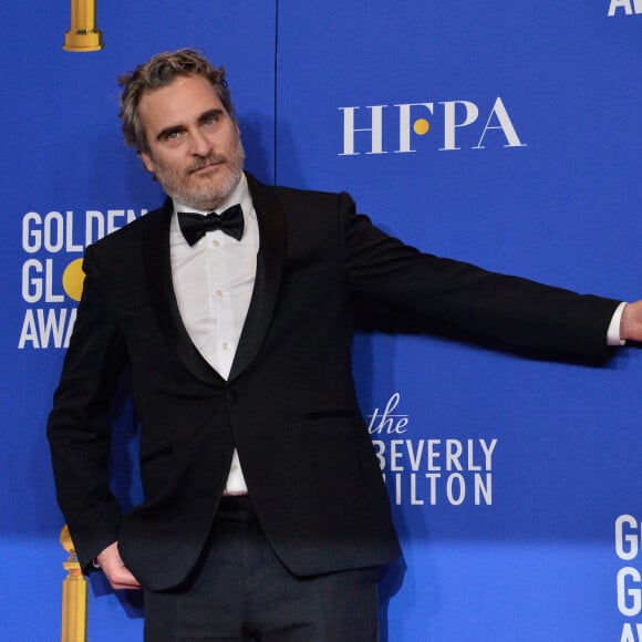 Joaquin Phoenix récompensé aux Golden Globes 2020 le 5 janvier à Los Angeles