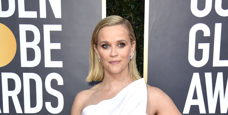Reese Witherspoon sur le tapis rouge des Golden Globes 2020 le 5 janvier à Los Angeles