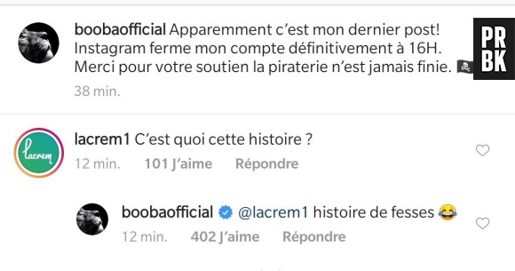Booba : pourquoi son compte Instagram a-t-il été supprimé ?