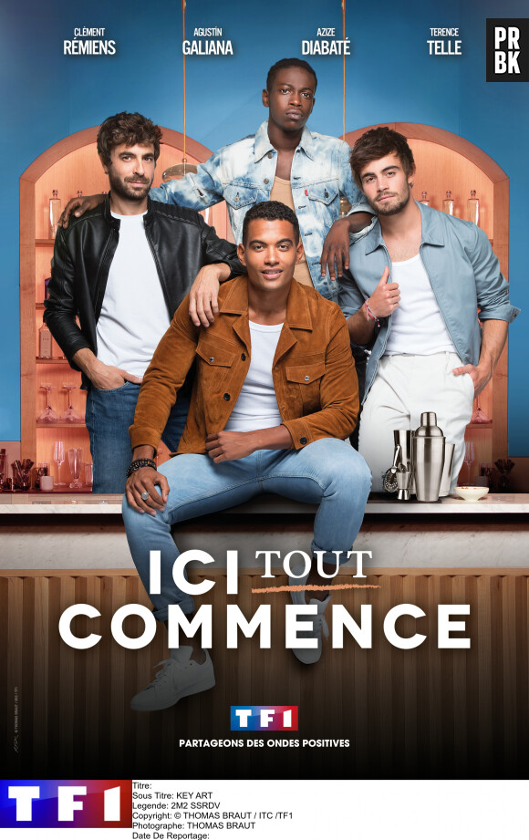 Ici tout commence : Terence Telle, Clément Remiens, Azize Diabaté et Agustin Galiana