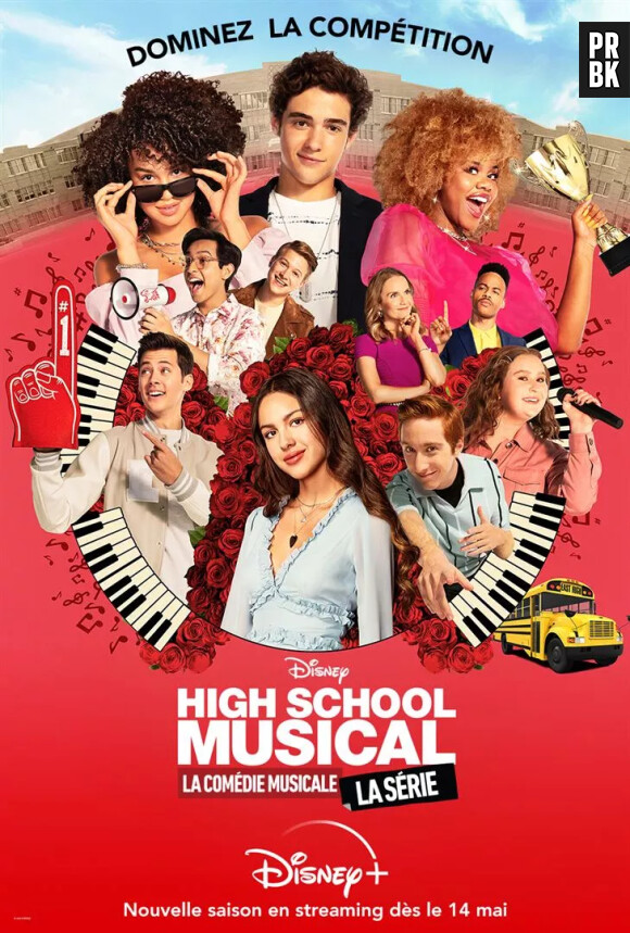 High School Musical, la comédie musicale : la série, l'affiche de la saison 2