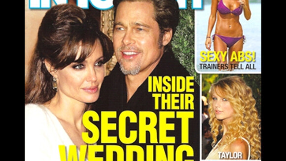 Brad Pitt et Angelina Jolie ... Ils se sont mariés en secret